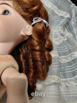 18 Simon & Halbig DEP 1039 Almond Eyed Bisque Head On Antique Germqn Body