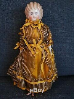 1800s German Porcelain Doll Original Clothes