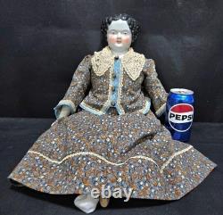 1860 Kloster Veilsdorf 21 Flattop Porcelain Antique Doll