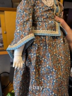 1860 Kloster Veilsdorf 21 Flattop Porcelain Antique Doll