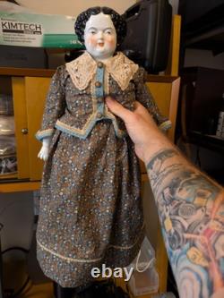 1860 Kloster Veilsdorf 21 Flattop Porcelain Antique Doll