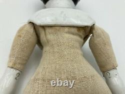 1860s Civil War CHINA HEAD High Brow DOLL Center Part 14 Orig. Body Arms Legs