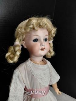 19.5 Bisque Doll CM Bergmann Walterhausen 1916 3 Flawless, Great Dress