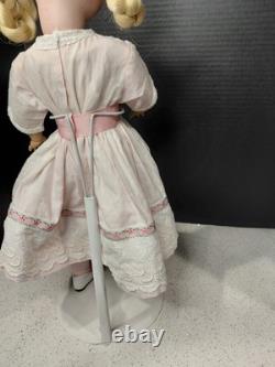 19.5 Bisque Doll CM Bergmann Walterhausen 1916 3 Flawless, Great Dress