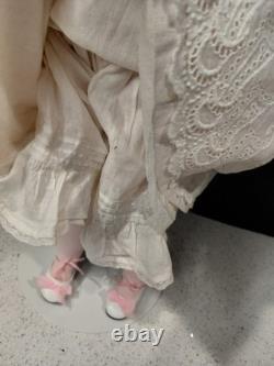 19.5 Bisque Doll CM Bergmann Walterhausen 1916 3 Flawless, Great Dress