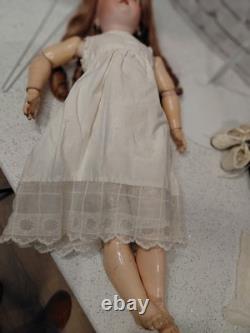 19 Handwerck #119. 10 And 1/4 X. Flawless Bisque Doll On Nice Marked Compo Body
