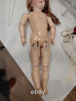 19 Handwerck #119. 10 And 1/4 X. Flawless Bisque Doll On Nice Marked Compo Body