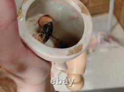 19 Handwerck Germany 119 Size 10 1/4 Early Bisque Head Doll, Amazing Dress