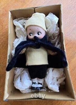 1913 Antique Rose O'Neill Kewpie In Original Box All Bisque