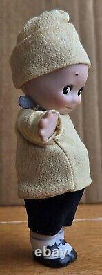 1913 Antique Rose O'Neill Kewpie In Original Box All Bisque