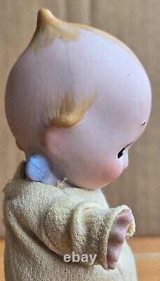 1913 Antique Rose O'Neill Kewpie In Original Box All Bisque