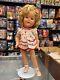 1930's Shirley Temple Doll With Wooden Case, Clothes, Ribbons, Shoes And Handker