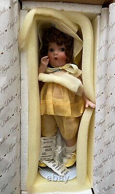 1930s Vintage Repro 2002 JUST ME YELLOW 10 Porcelain Bru/Blue Doll Vogue MIB