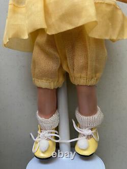 1930s Vintage Repro 2002 JUST ME YELLOW 10 Porcelain Bru/Blue Doll Vogue MIB