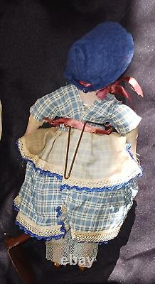 1940's 5 Vintage Dolls Ruth Gibbs'Godeys March Family' LITTLE WOMEN' 7& 12