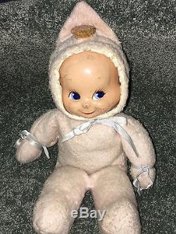 1946 TRUDY BABY DOLL 14 Composition THREE FACE Smile Cry Sleep VINTAGE Antique