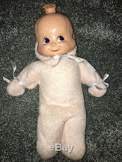 1946 TRUDY BABY DOLL 14 Composition THREE FACE Smile Cry Sleep VINTAGE Antique