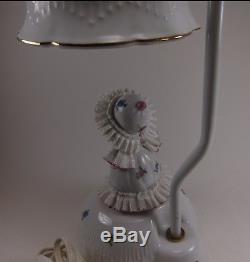 1950s White Porcelain De Main Lamp Vintage Doll Light