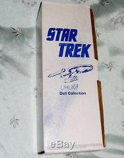 1977 VINTAGE Star Trek Hamilton Ernest Uhura Porcelain 14 Doll, Box, Tag, COA