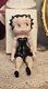 1982 Betty Boop Jointed Porcelain/bisque Doll 11 Vintage Black Dress Rare
