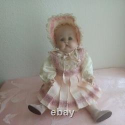 1983 Vintage Artist Reproduction Full Body All Porcelain Doll Jus Me Too 13