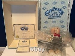 1985 Cabbage Patch Kids Porcelain Collection Vintage Doll Original Box Tags COA