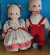 1985 Precious Moments Large Dolls With Ceramic Heads /hands Withstands! Soft Body