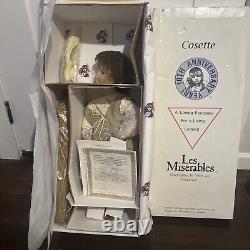 1986 Cosette 10th Anniversary 23 Porcelain Doll Les Miserables Brand New