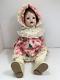1987 Boots Tyner'peaches' Doll Vintage Floral Attired Porcelain Collectible