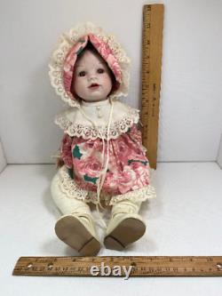 1987 Boots Tyner'Peaches' Doll Vintage Floral Attired Porcelain Collectible