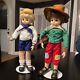 1988 Vtg Authentic Brinns Limited Edition Dolls (2) Pair Of Dolls. Boys 14 Tall