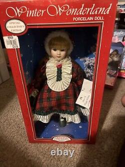 1992 Winter Wonderland Porcelain Doll Vintage Collectors Edition