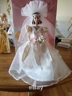 1996 Blushing Orchid Bride Barbie The Wedding Flower Porcelain Nib Mint Vintage