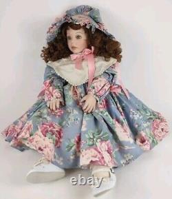 1996 Vintage Donna Rubert Porcelain Doll Brandy Life Like