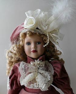1999 Camellia Garden Collection Brass Key Victorian Porcelain Doll