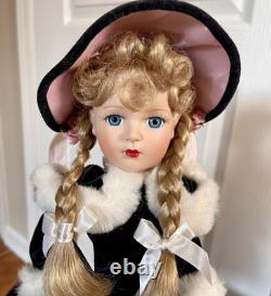 1999 Madame Alexander Porcelain McGuffey Ana 15 Doll #90110 Vintage In Orig Box