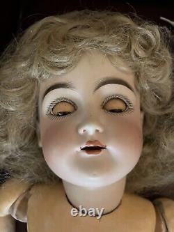 19th C. Kestner Bisque Doll 24 Tall K ½ Made in Germany 14 ½ 146 Composite body