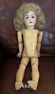 19th C. Kestner Bisque Doll 24 Tall K ½ Made in Germany 14 ½ 146 Composite body