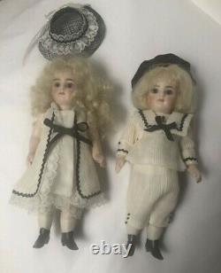2 Precious Little 7 Porcelain Dolls by Darlene Lane for UFDC 2003