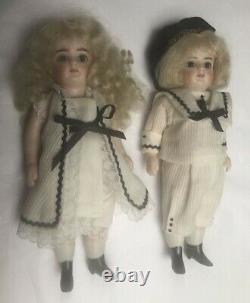 2 Precious Little 7 Porcelain Dolls by Darlene Lane for UFDC 2003