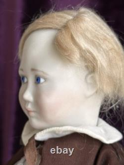 2 Rare Vintage All Porcelain Dolls by Lynne & Michael Roche James & Emma LE 25