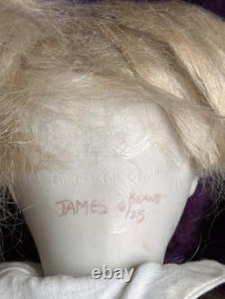 2 Rare Vintage All Porcelain Dolls by Lynne & Michael Roche James & Emma LE 25