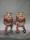 2 Rare Vintage Katherine's Collection Cat Dolls Porcelain Wayne Kleski