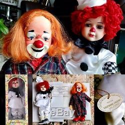 2 Vintage Boxed Knightsbridge Collection Porcelain Dolls & Original Certificates