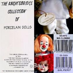 2 Vintage Boxed Knightsbridge Collection Porcelain Dolls & Original Certificates