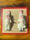 2 Antique Porcelain Dolls On A Sales Card-hertwig& Co