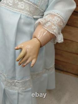 20 ABG 1362 HTF German Bisque Head Doll, Gorgeous Costume