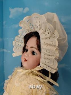 20 Handwerck 109 Bisque Head, Yellow Organdy Dress