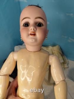 20 Handwerck 109 Bisque Head, Yellow Organdy Dress