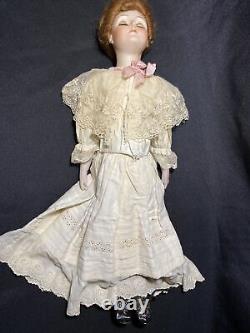 20 Kestner Gibson Girl Doll Antique German Bisque Shoulder Head Rare